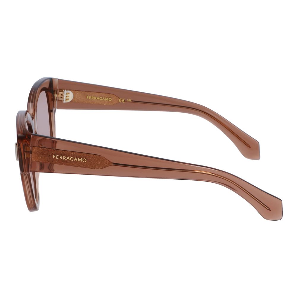 Ferragamo Transparent Acetate Sunglasses