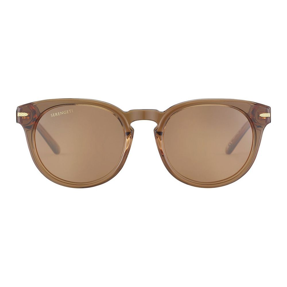 Serengeti Brown Resin Sunglasses