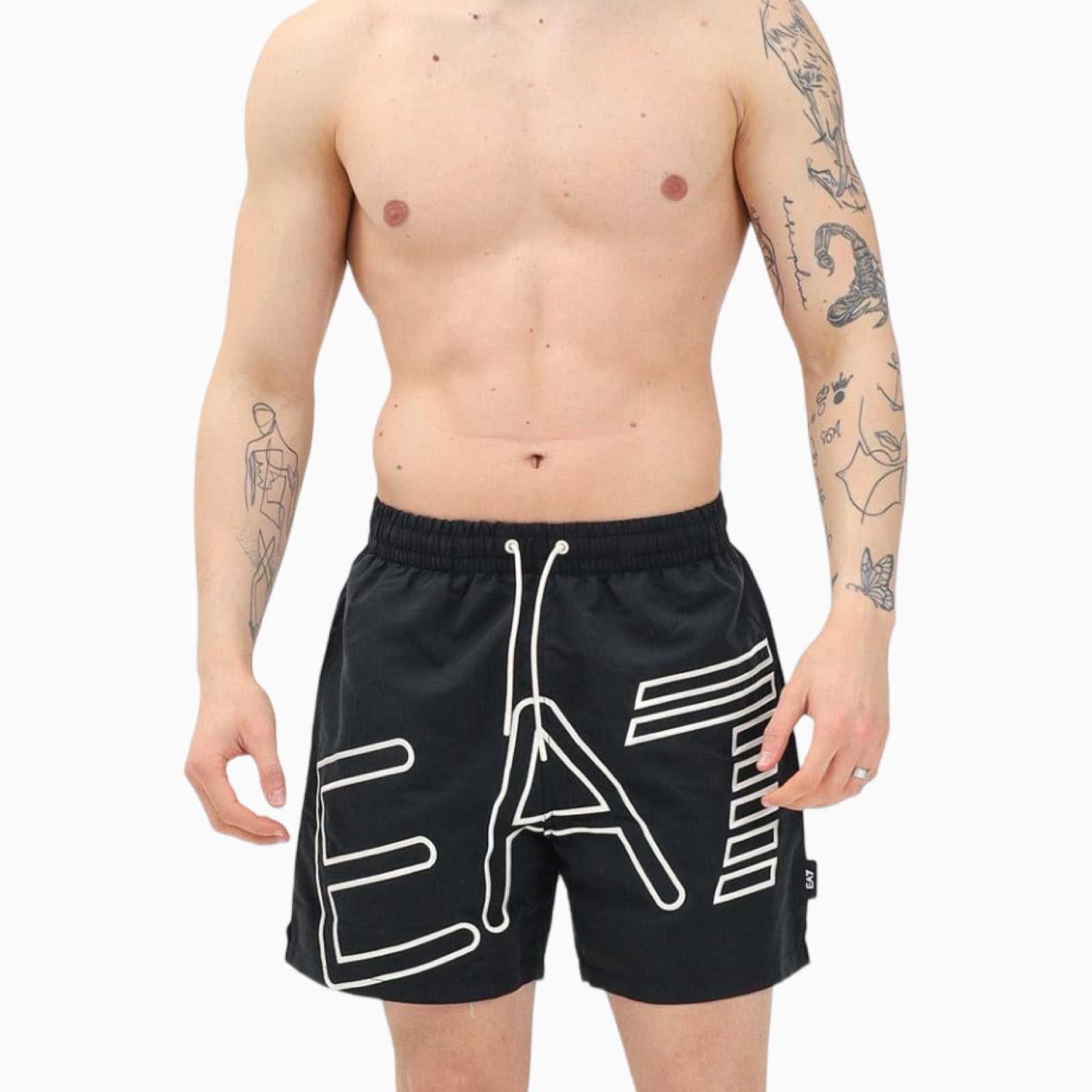 Мъжки черни бански EA7 Emporio Armani 7M000540 AF14655