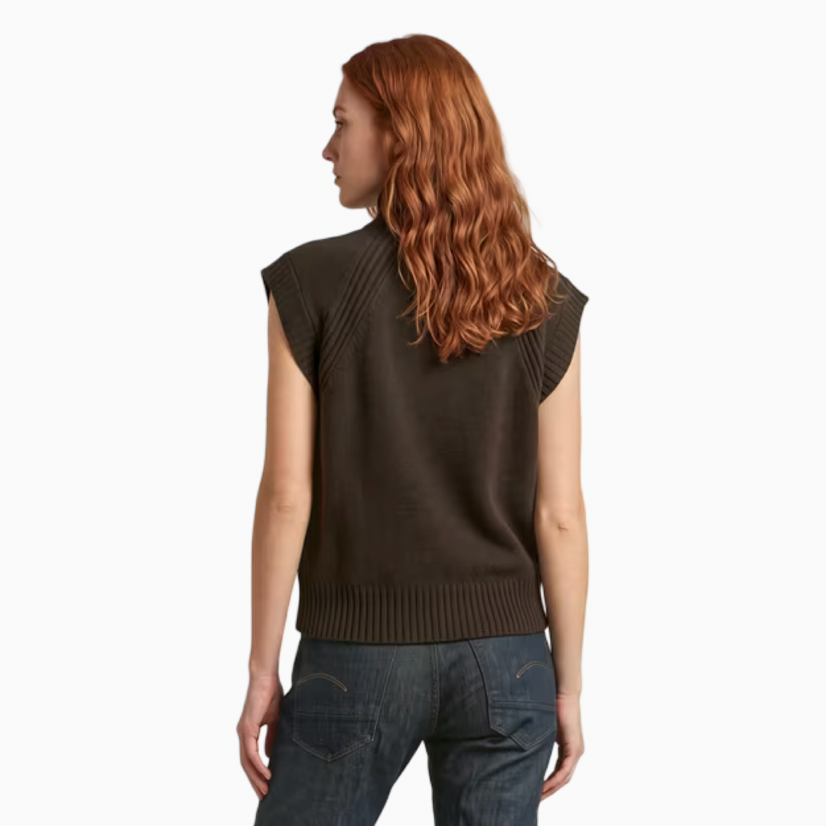 Дамски елек G-Star Women Knit Gilet D30195-D770-D311 Back View