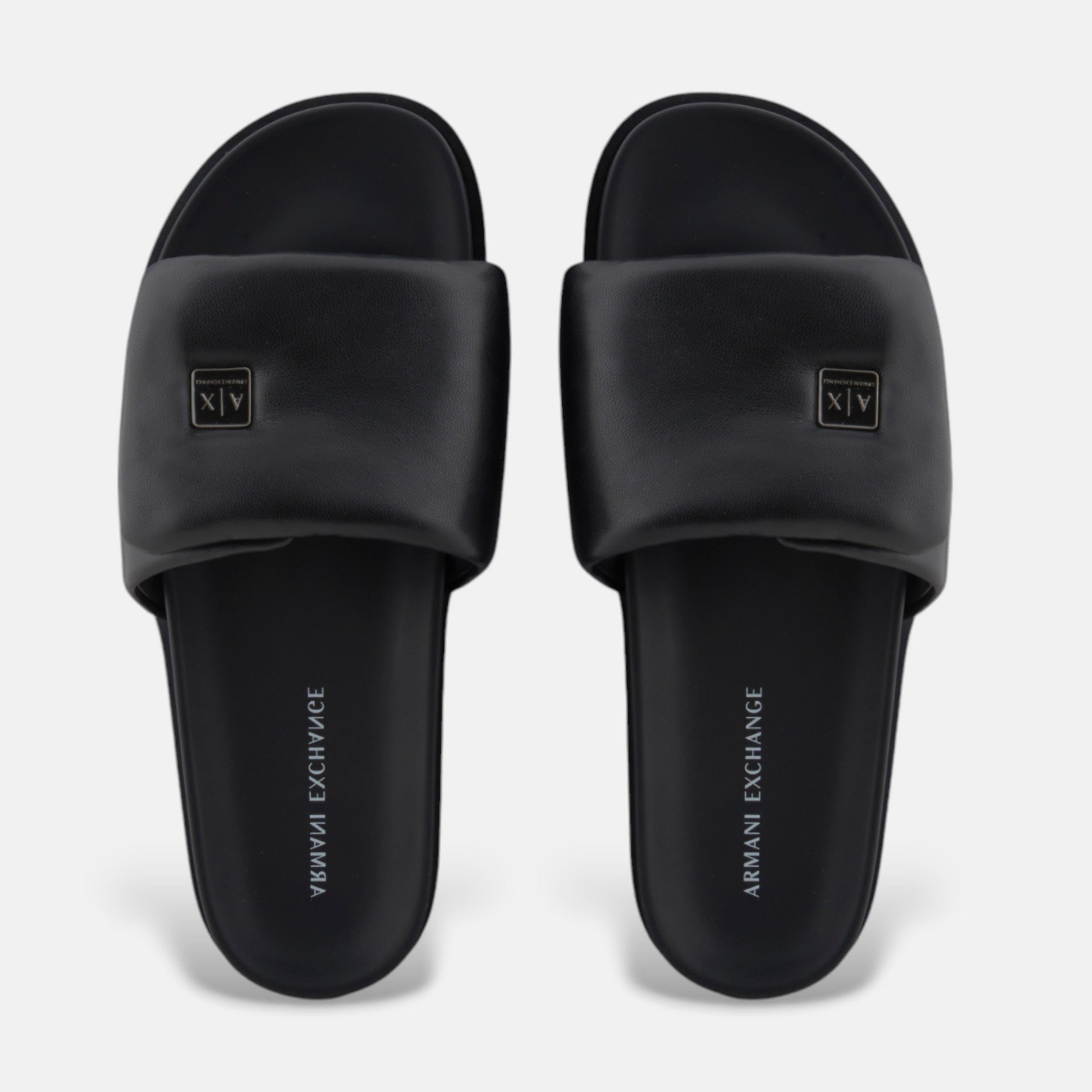 Дамски елегантни чехли Women’s slippers Armani Exchange XDP061 XV926 00002 Black Top view
