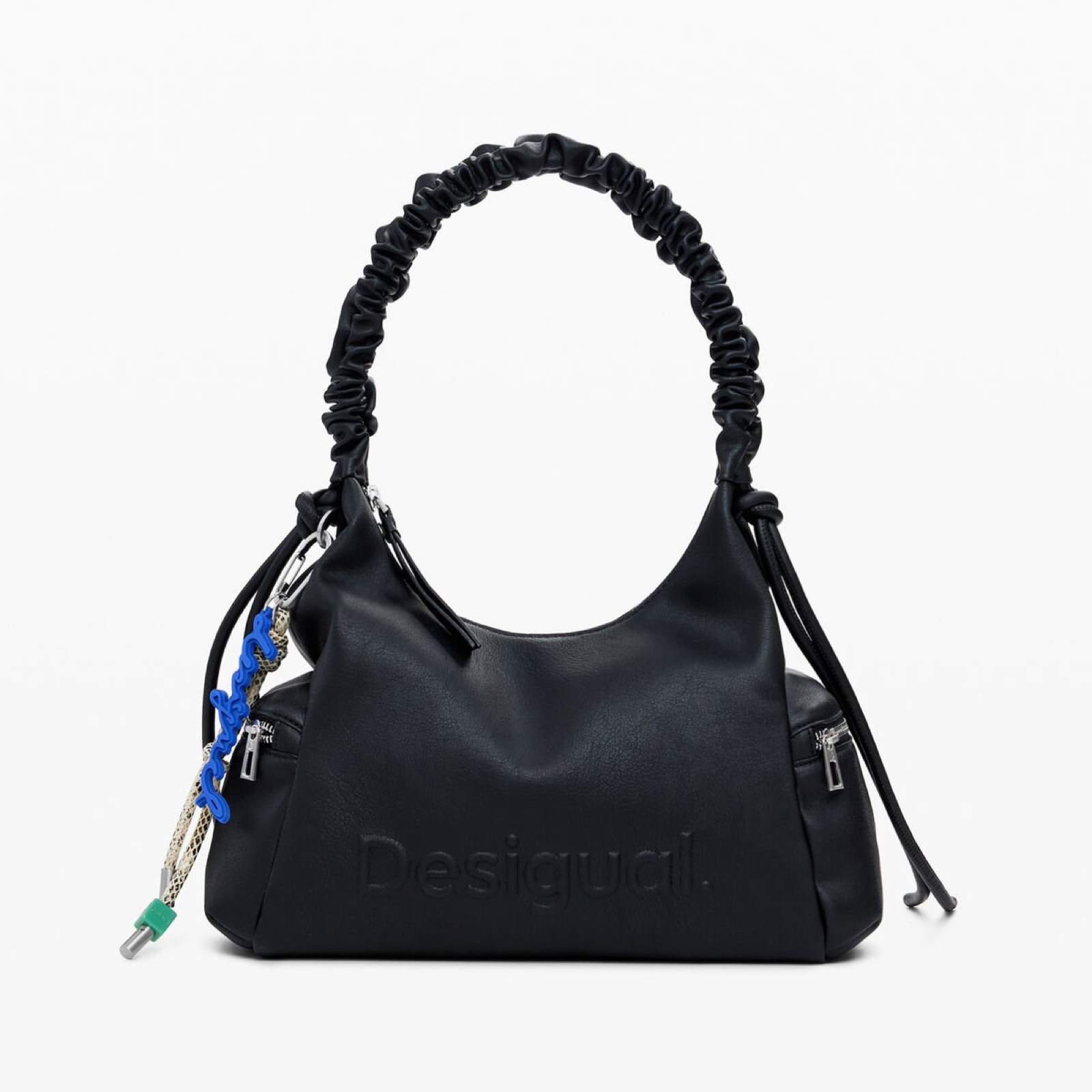 Дамска черна чанта Desigual Women Handbag 25WAXP98 Front View
