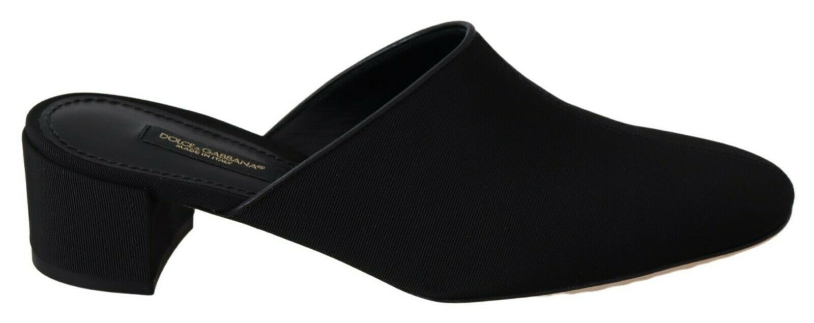 Dolce &amp; Gabbana Chic черни сандали Grosgrain Slide