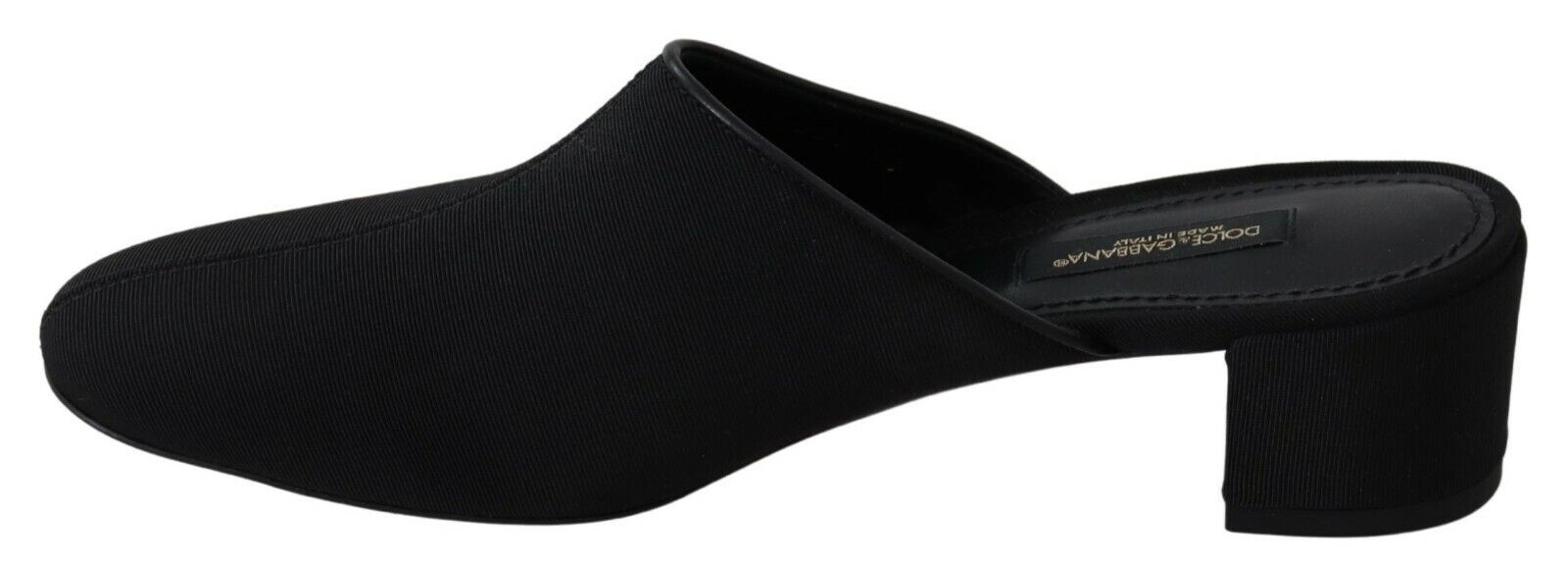 Dolce &amp; Gabbana Chic черни сандали Grosgrain Slide