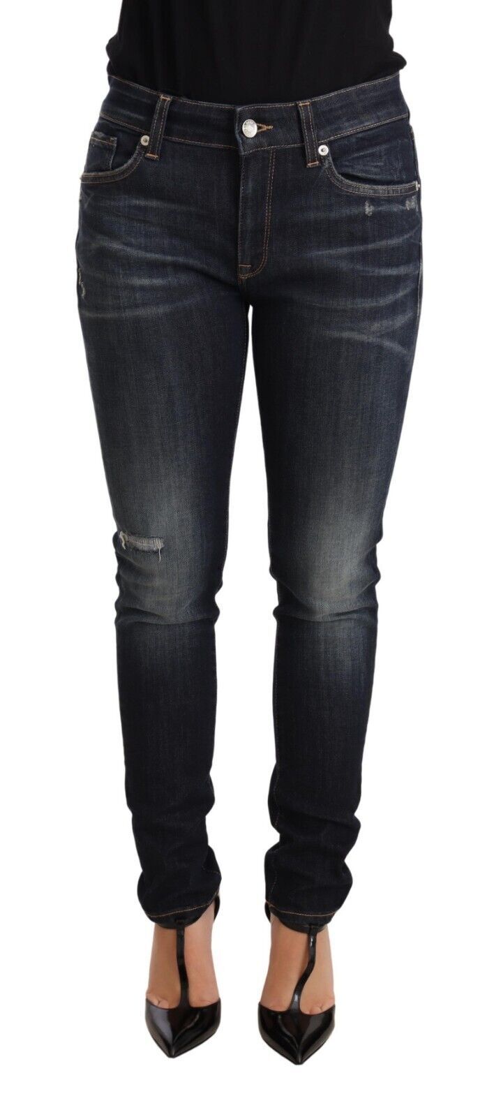 Dolce &amp; Gabbana Chic Blue Slim тесни дънки