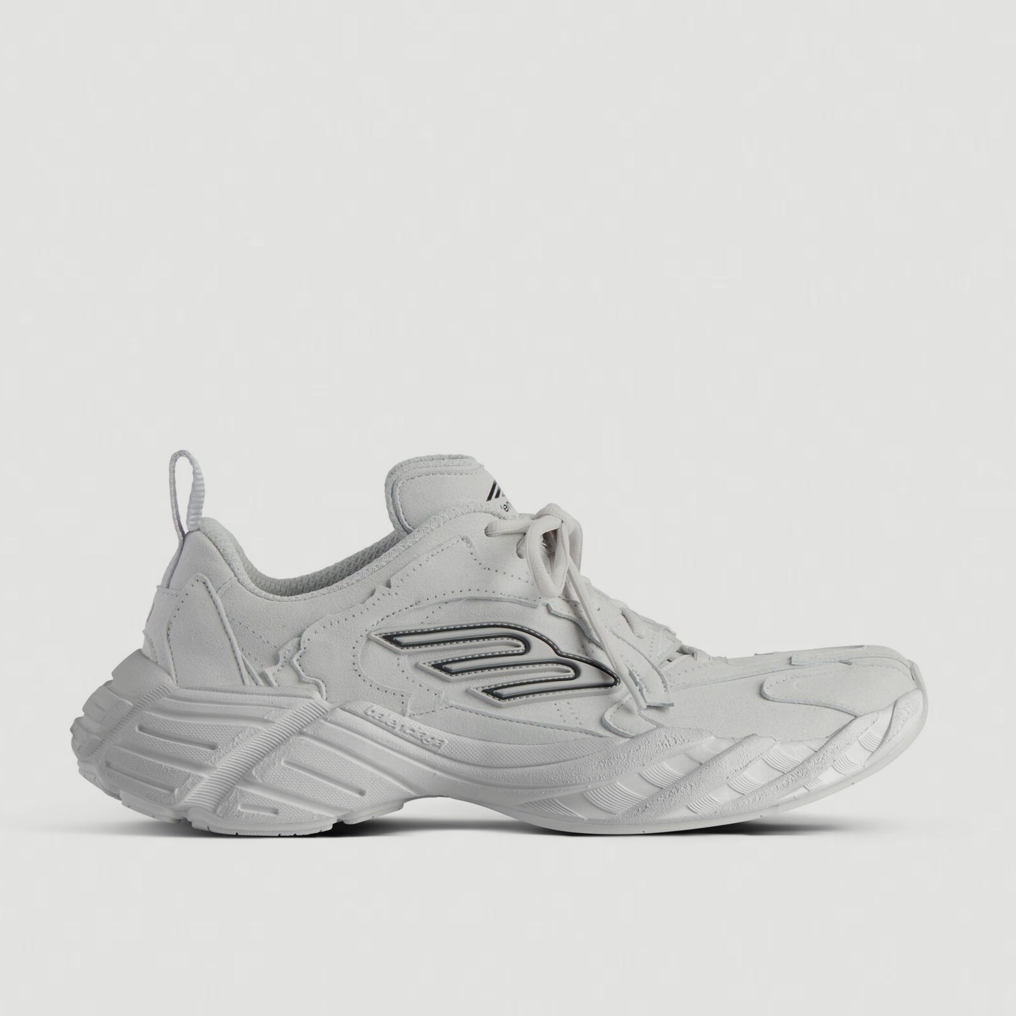 Мъжки луксозни маратонки Men’s sneakers Balenciaga Monday 825418WMNSS1011 light grey lateral view