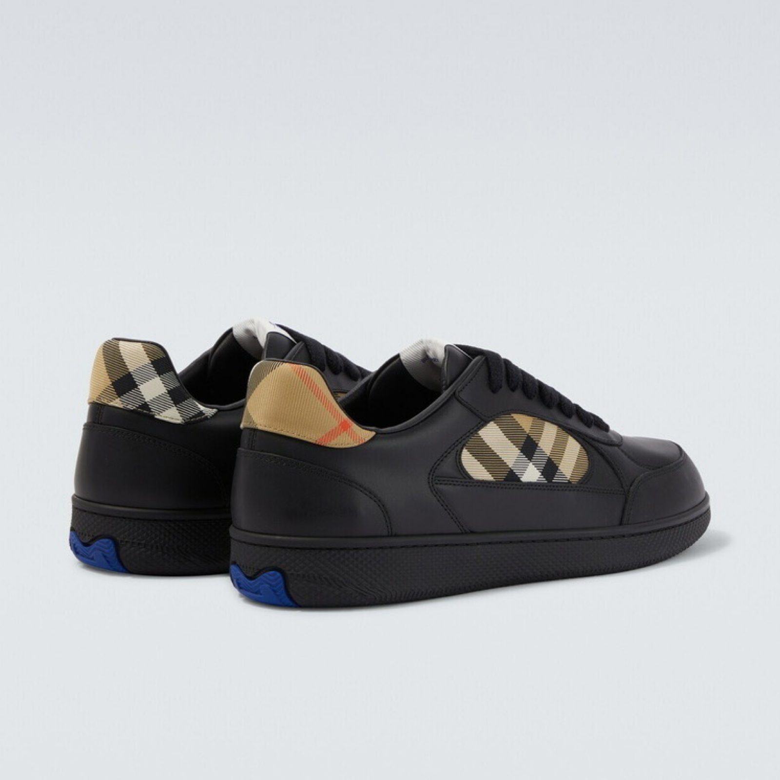 Burberry Check Men Sneakers Heel View