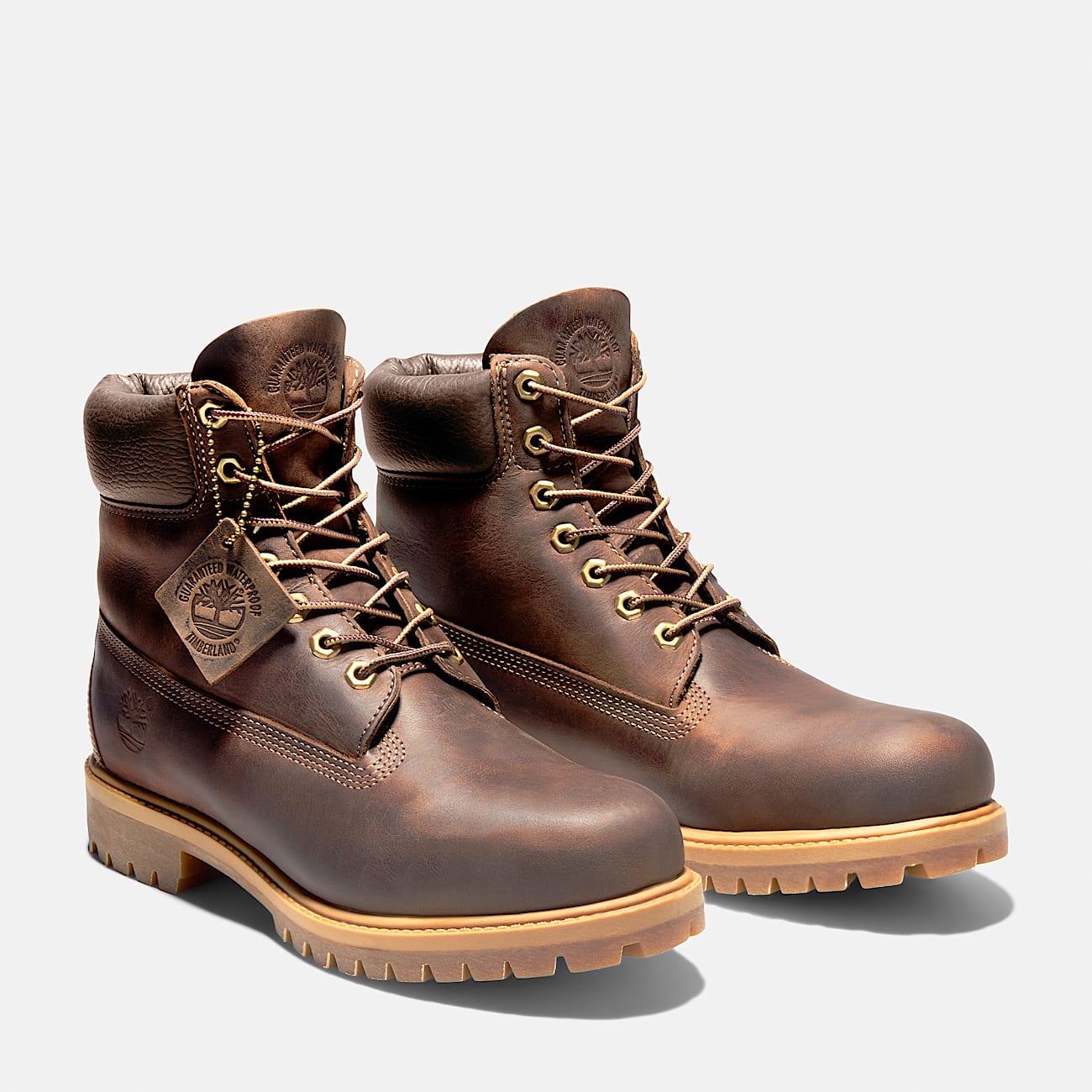 Мъжки боти кубинки Men’s Premium 6 Waterproof Ankle Boots Timberland TB127097214 Brown