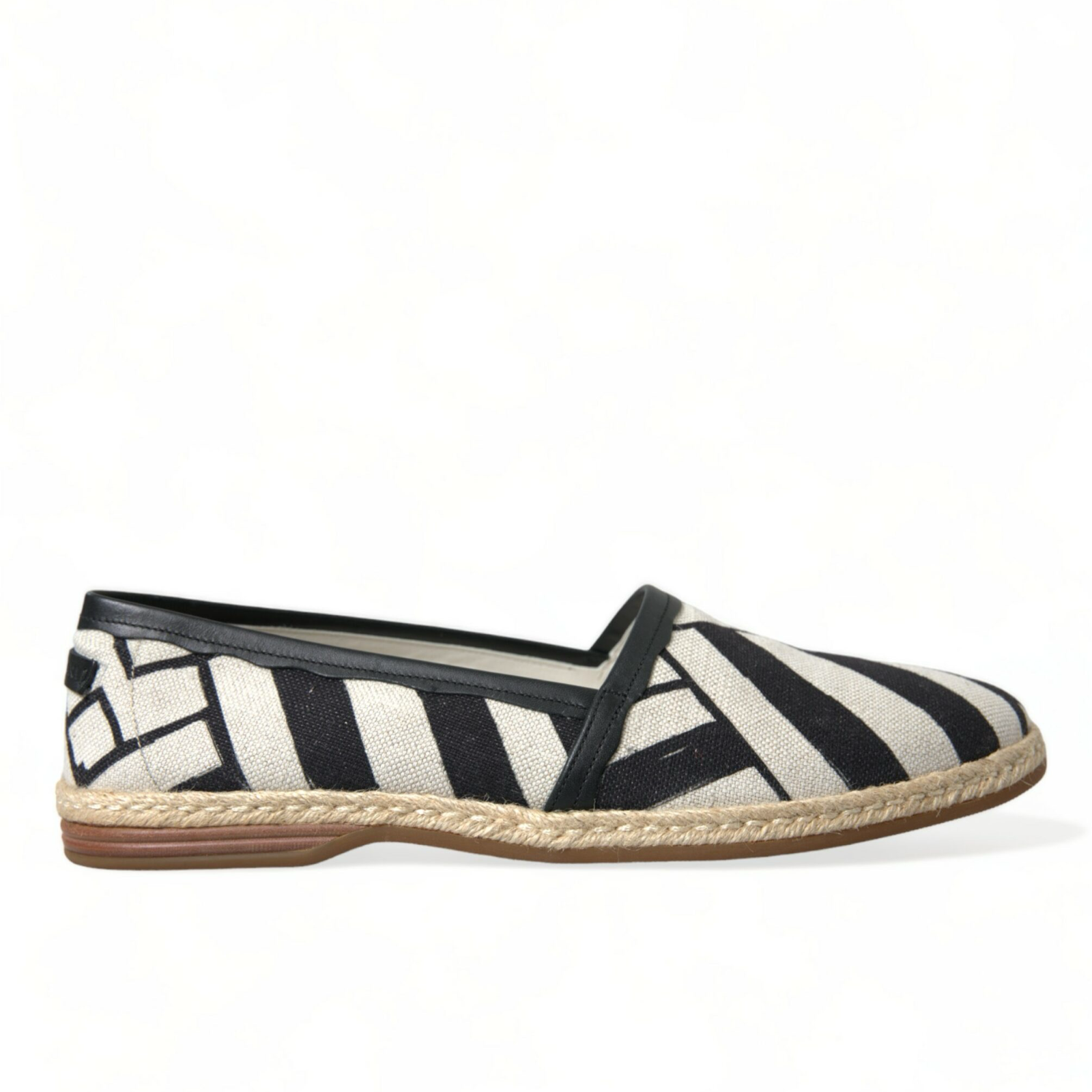 Мъжки еспадрили Dolce & Gabbana
Elegant Striped Leather Men Espadrilles lateral view