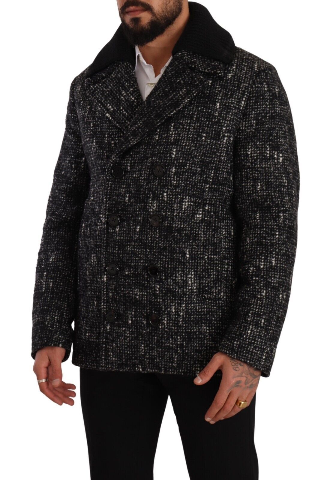 Dolce &amp; Gabbana Chic двуредно палто от смес от вълна