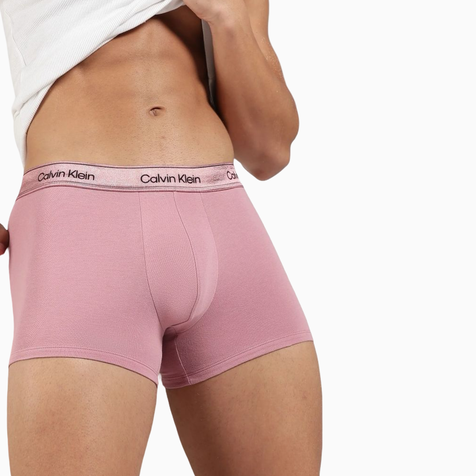 Мъжки боксерки Calvin Klein Men 3-Pack Boxers LV00NB4576 4XM Model View