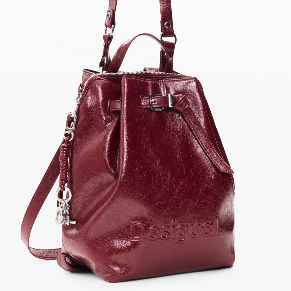 Дамска раница Desigual women’s rucksack 26WAKP14 3032 Side view 