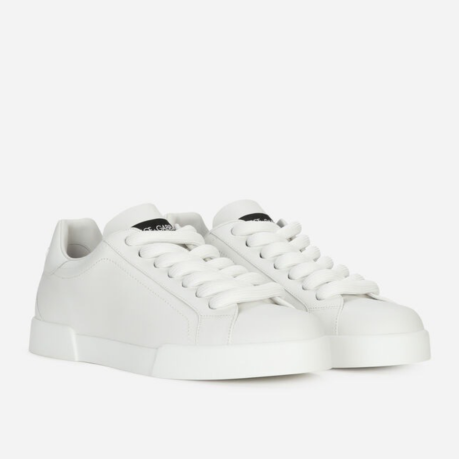 Мъжки бели кецове Dolce & Gabbana Portofino Men Sneakers Lateral View