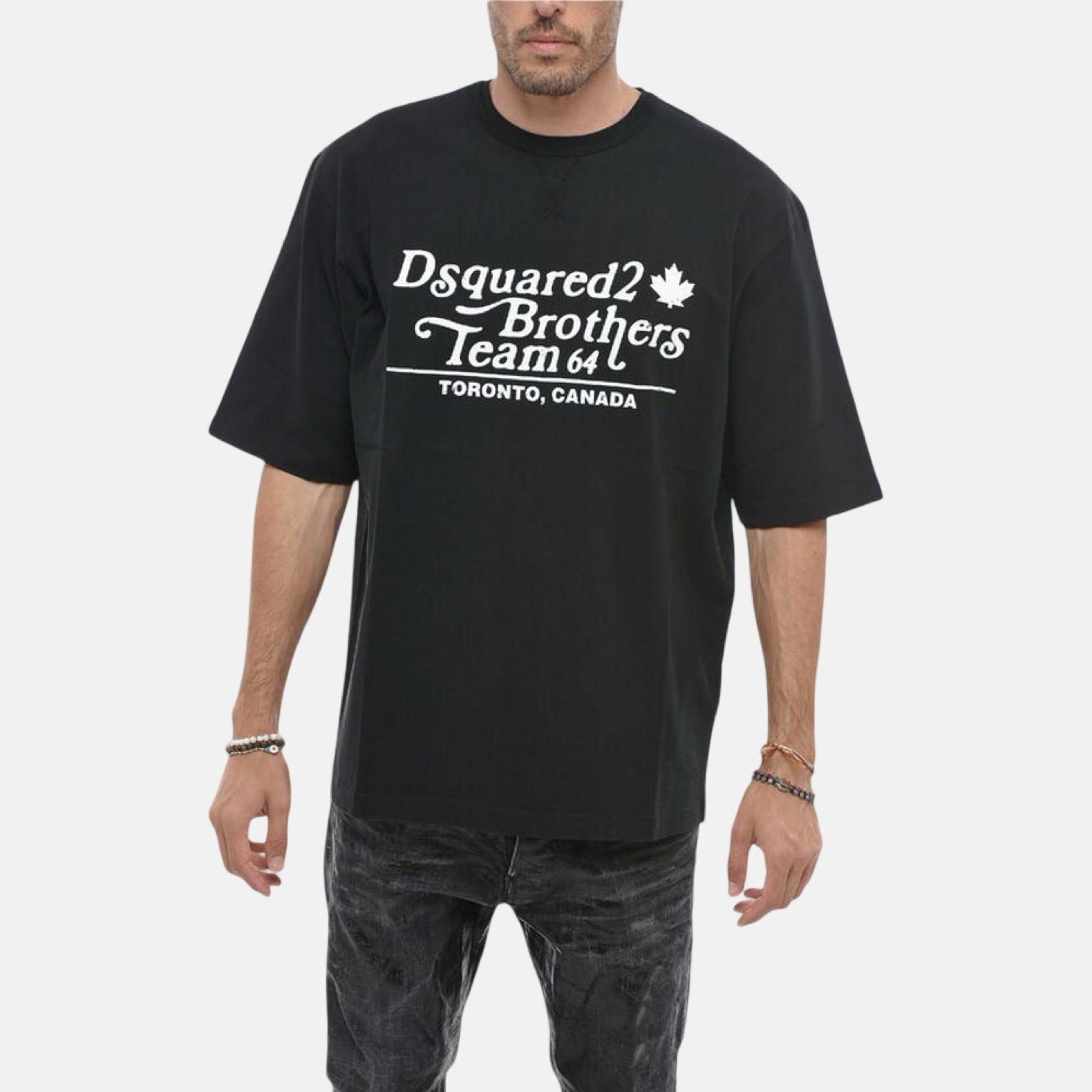 Dsquared² Brothers Team Men T-shirt Front View