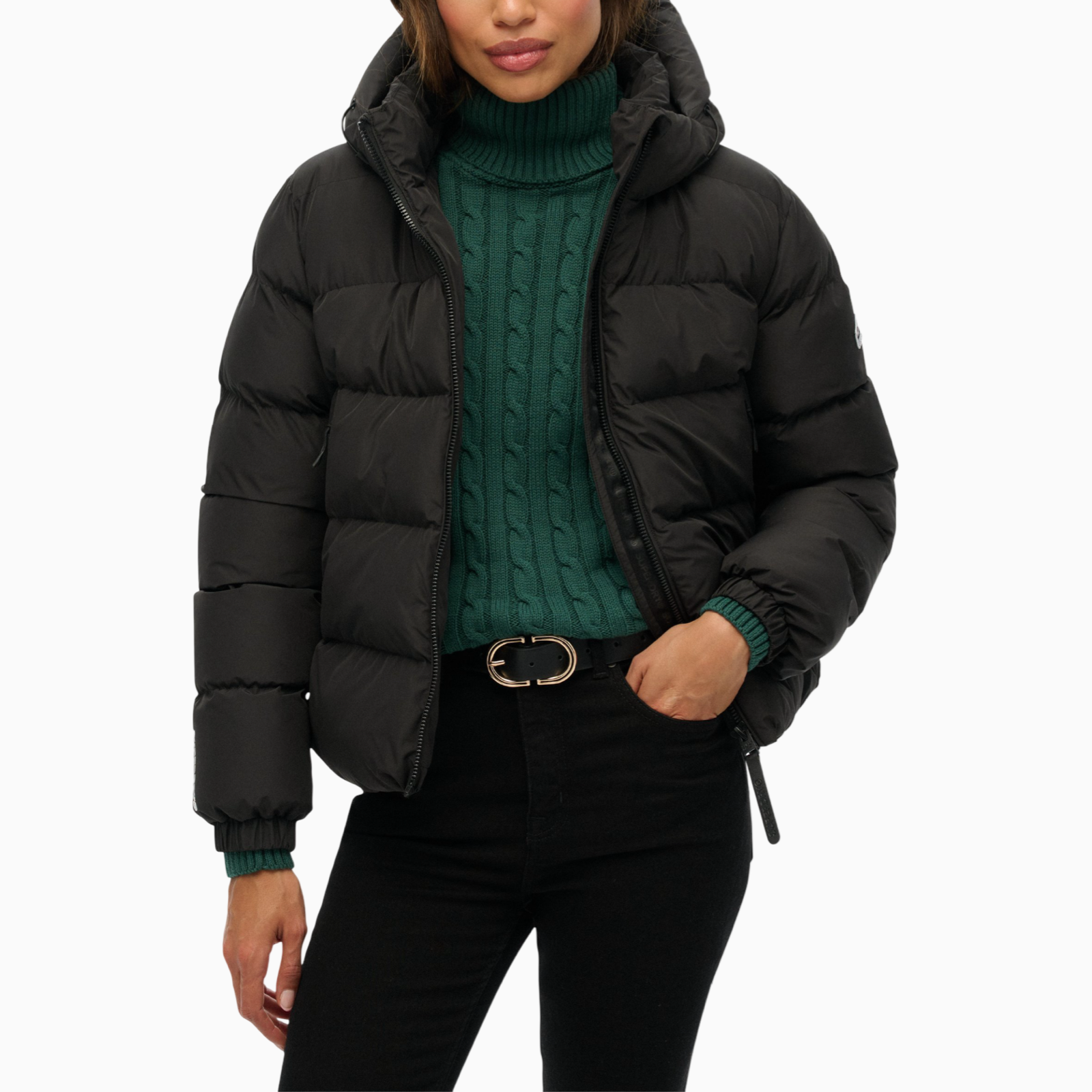 Дамско зимно яке Superdry Women Jacket W5011996A Front View