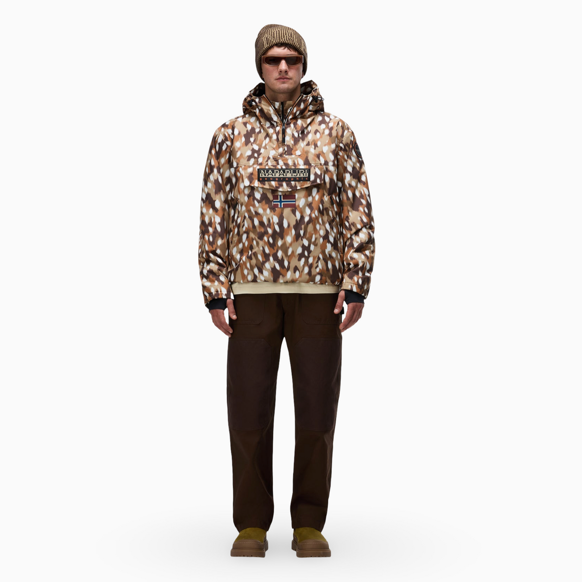 Анорак яке Napapijri Rainforest Next All Over Print Anorak Jacket NP0A8AHX FDW Front View