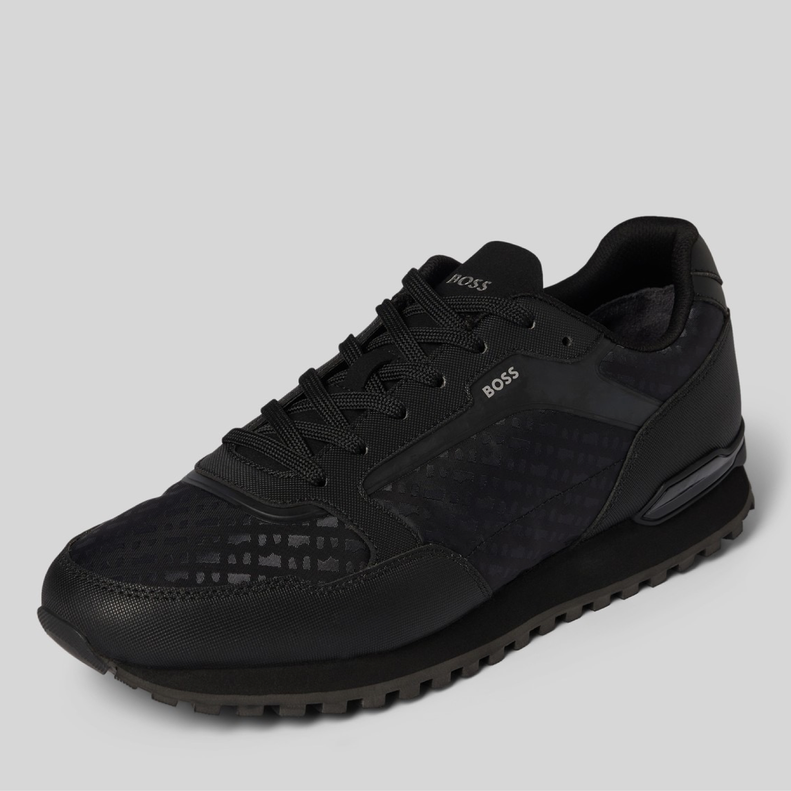 Мъжки черни маратонки Boss Parkour Men Sneakers 50552897 Top View
