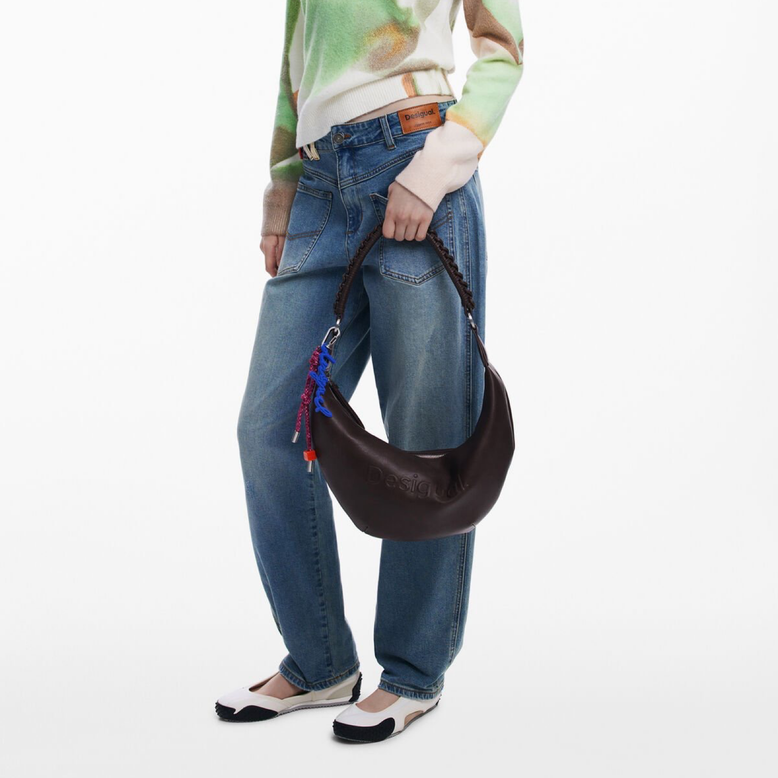 Дамска кафява чанта Desigual Women Handbag 25WAXPAX Hand View