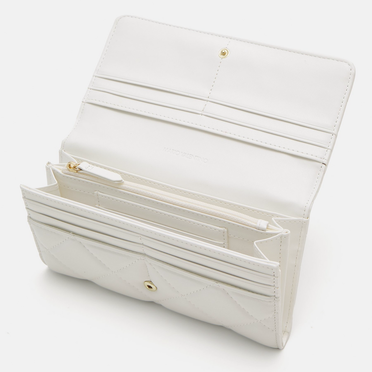 Дамско бяло портмоне Valentino by Mario Women Wallet VPS3KK113R OCARINA BIANCO Inside View