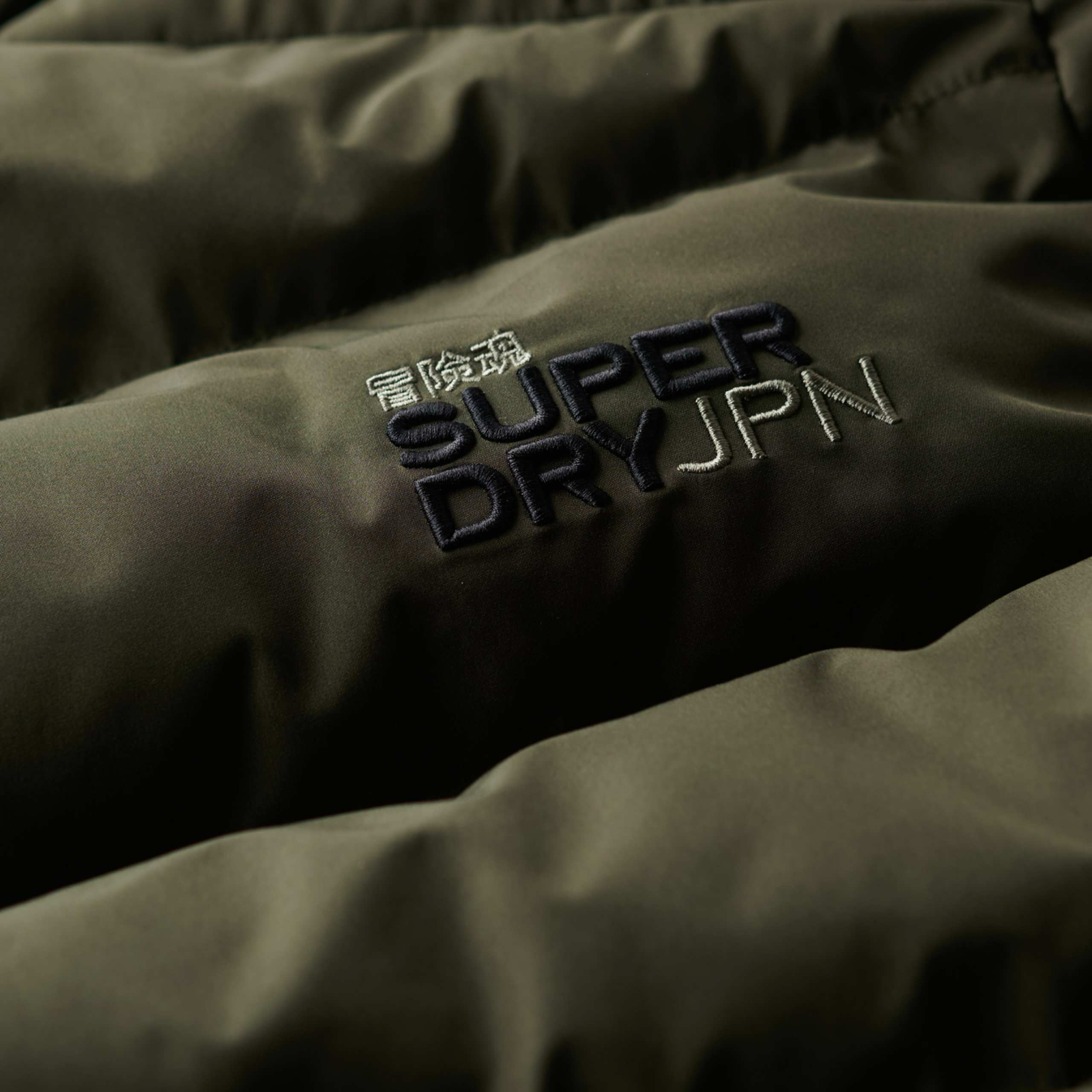 Мъжко зелено яке Superdry Men Jacket M5011905A Close-Up