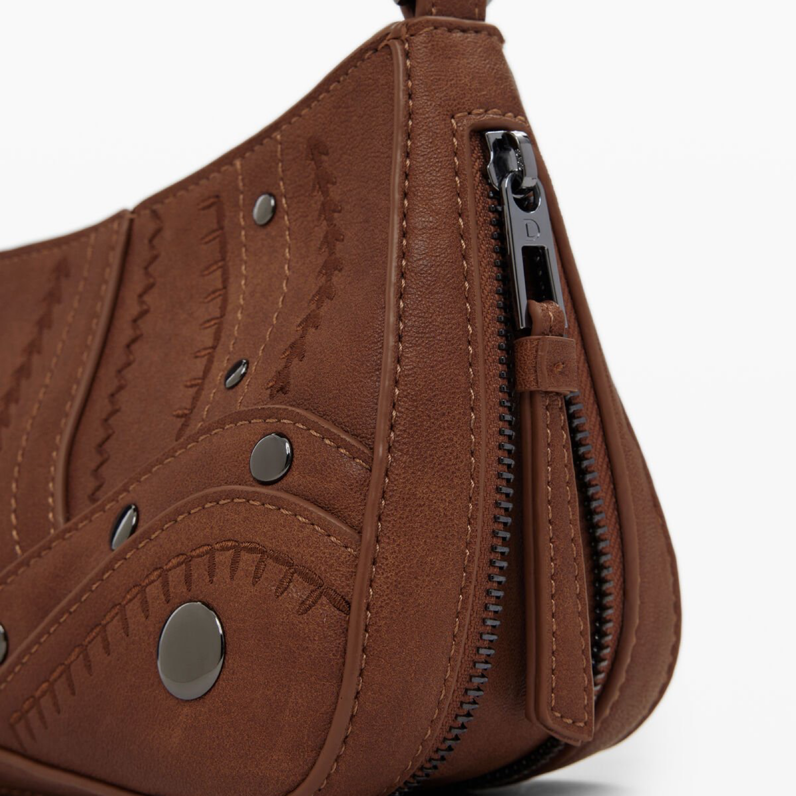 Дамска кафява чанта Desigual Women Shoulder Bag 25WAXPA7 Close-Up