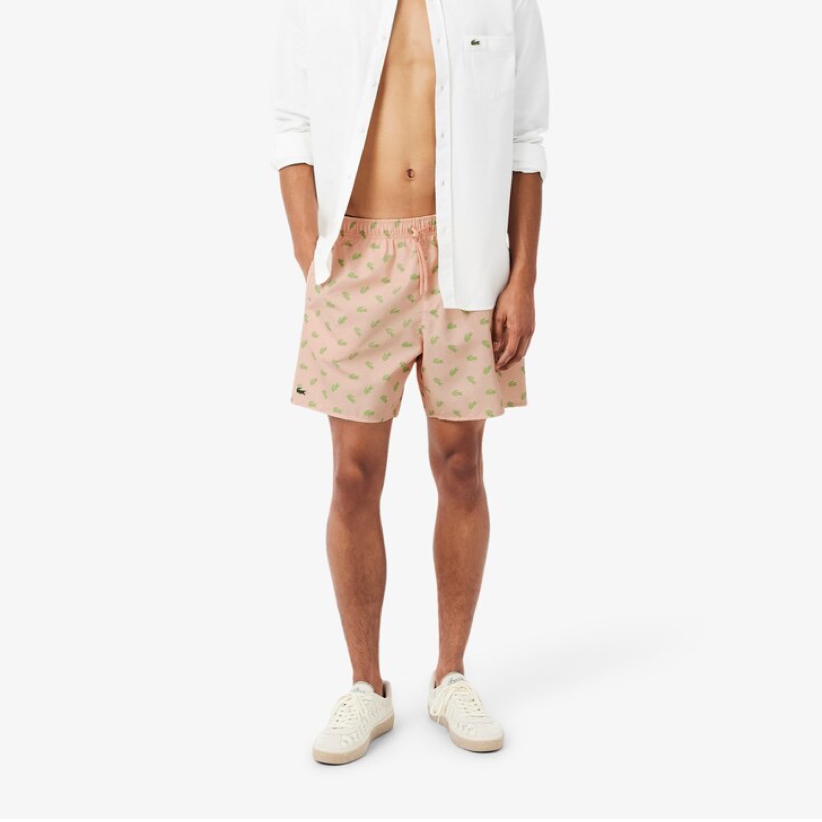 Мъжки бански Lacoste Men Swimwear MH1851 BIG Front View