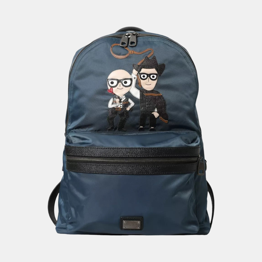 Мъжка синя раница Dolce & Gabbana #DGFamily Men Rucksack