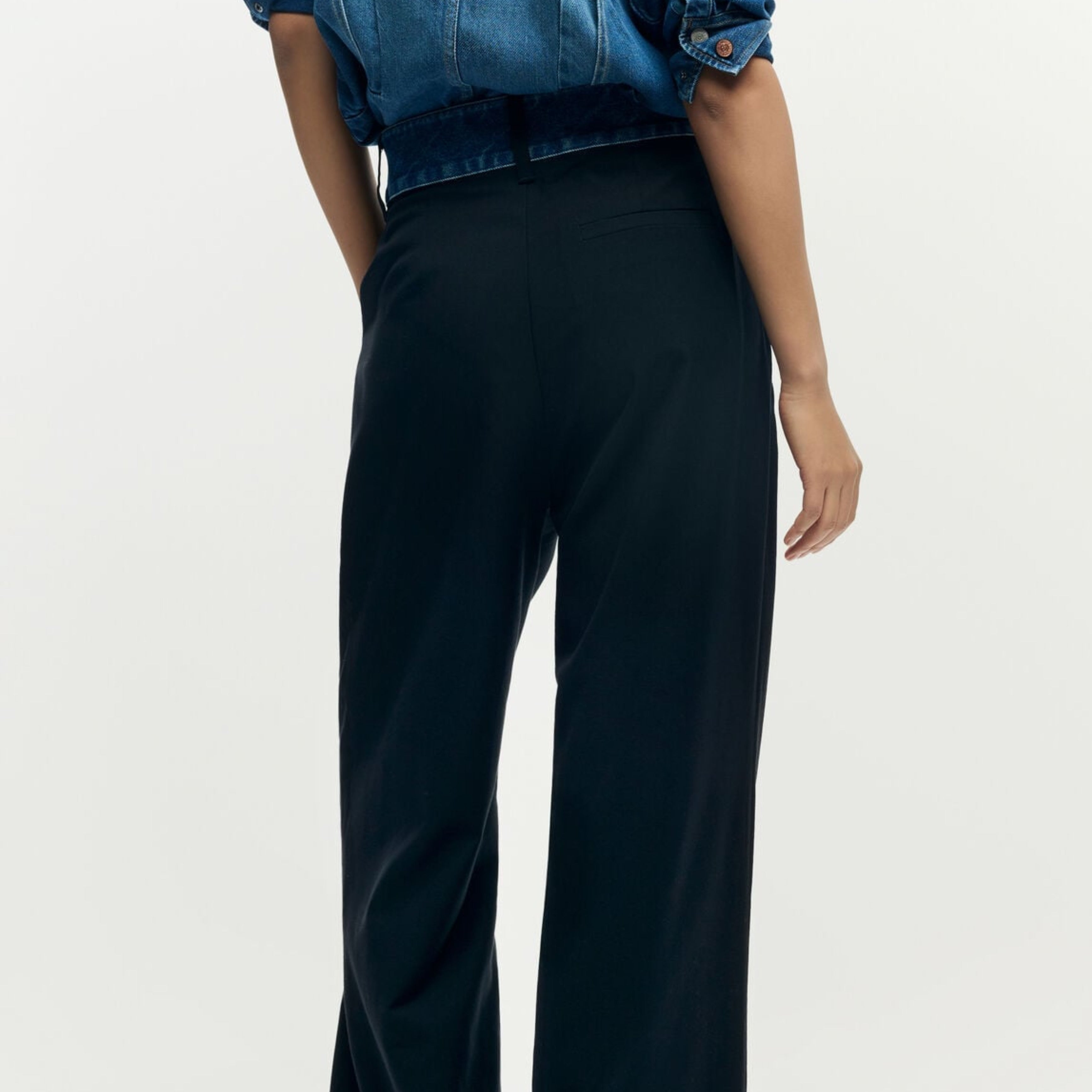 Дамски панталони Desigual women’s trousers 25WWPW03 2000 Back view 