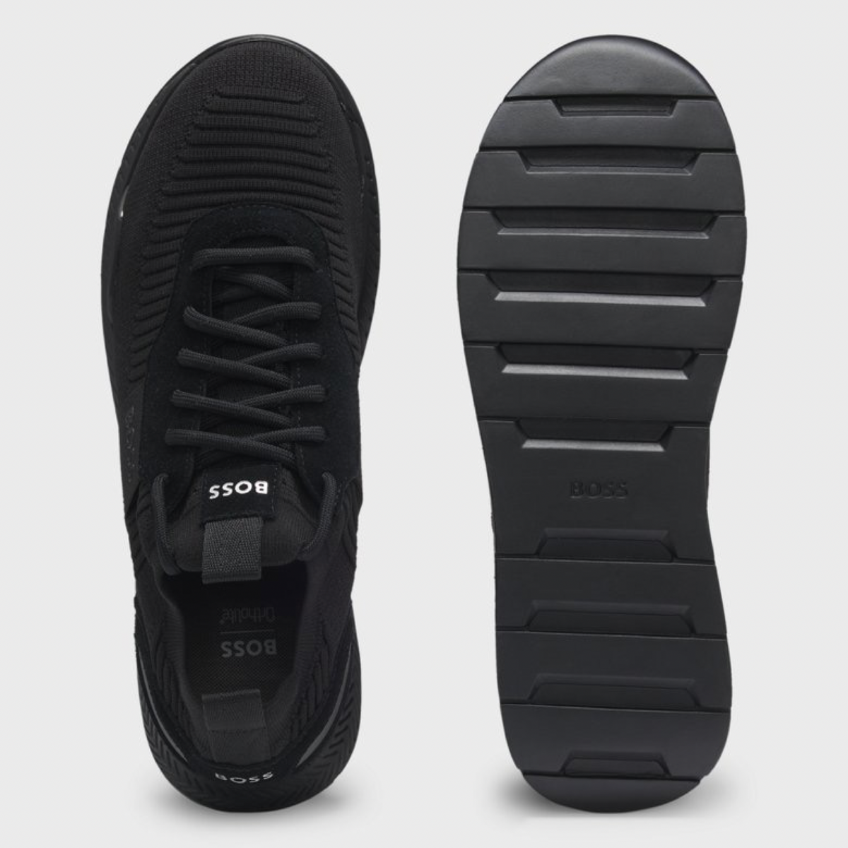Мъжки маратонки Boss Titanium Runn Knit Men Sneakers 50498245-001 Top View