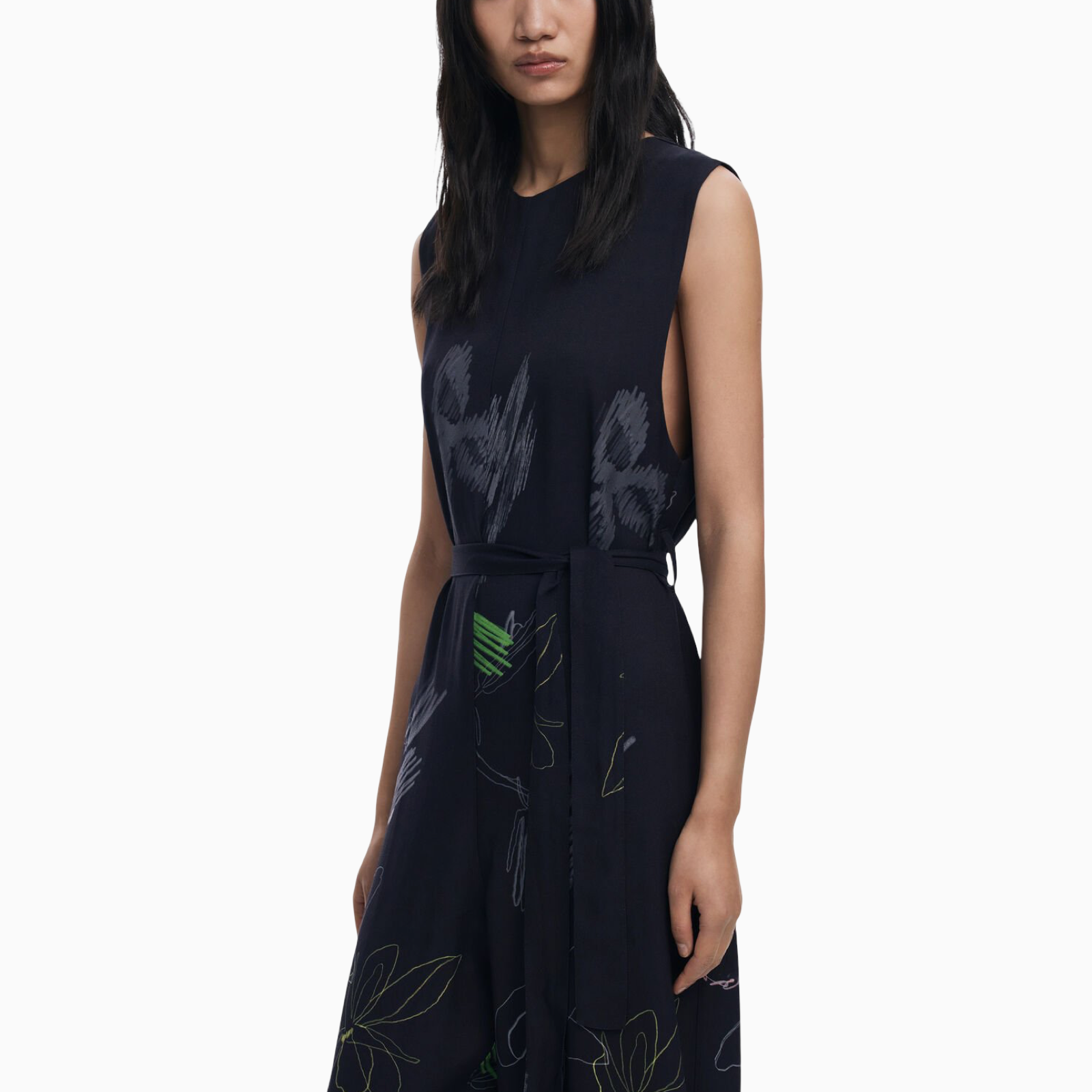 Дамски гащеризон Desigual Women Jumpsuit 25WWPW04 Side View