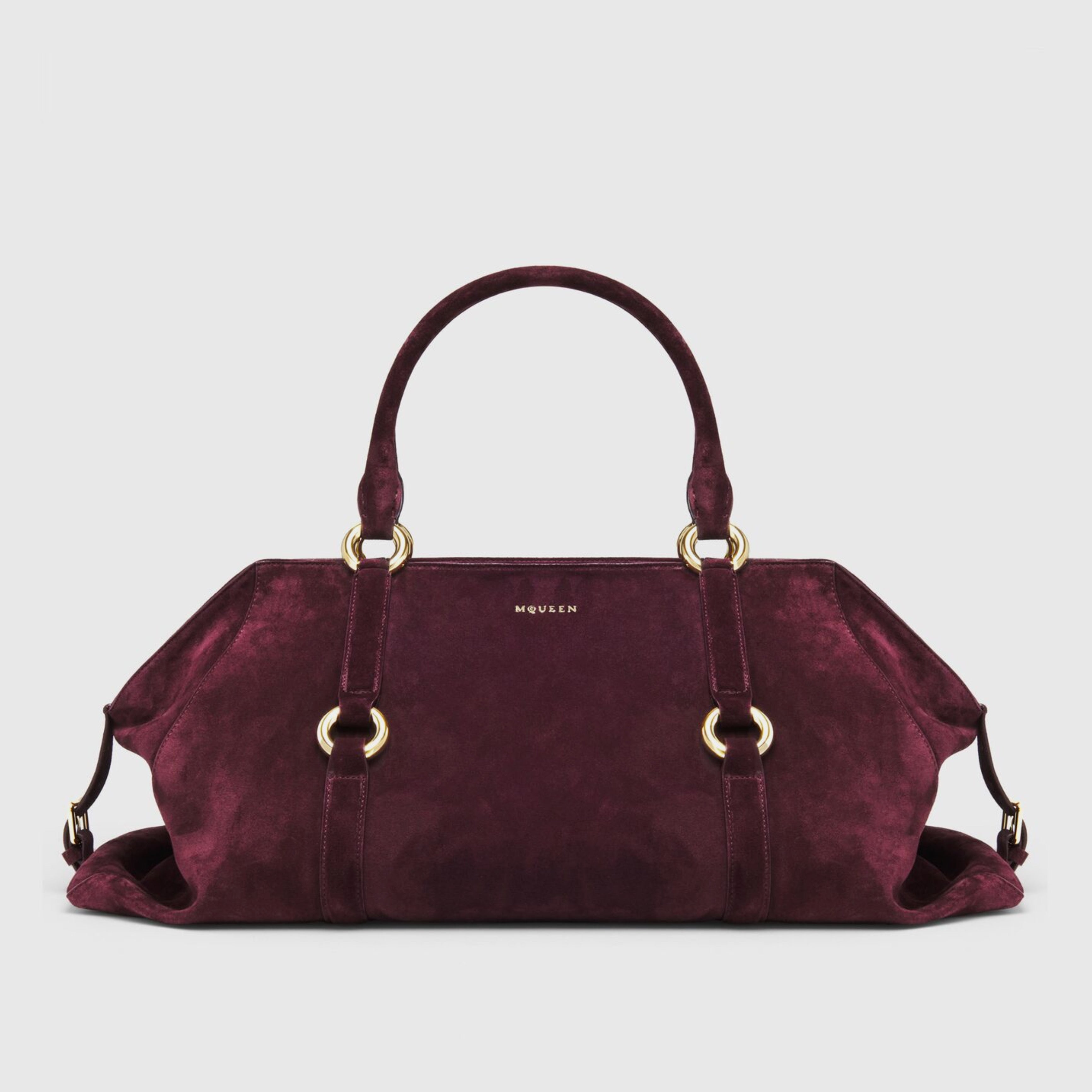 Дамска чанта Women’s bag Alexander McQueen FARRINGDON 8456441MAA56050 Oxblood front view