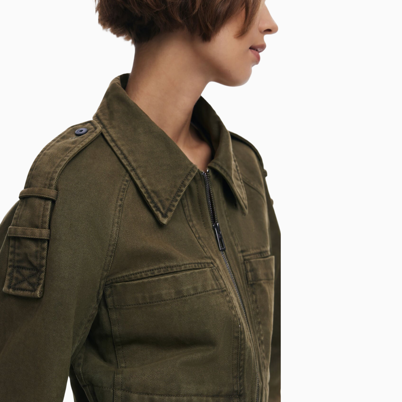 Дамско яке Desigual Combined Short Parka Jacket 25WWEW54 Close-Up