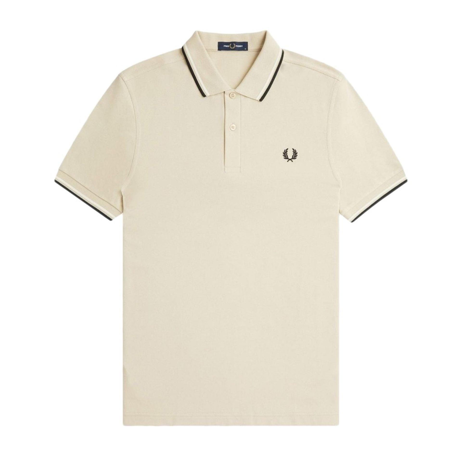 Мъжка поло тениска Men’s polo shirt Fred Perry M3600 U87 Beige T-shirt view