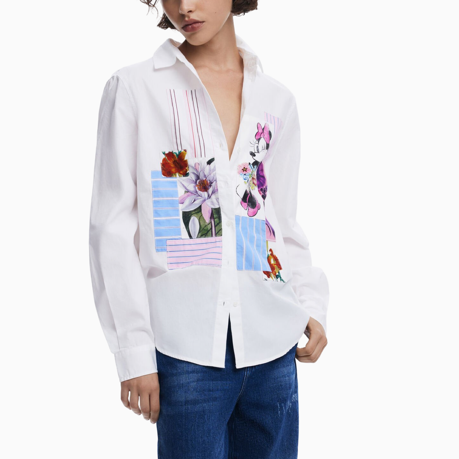 Дамска риза Desigual Minnie Mouse 25SWCW24
