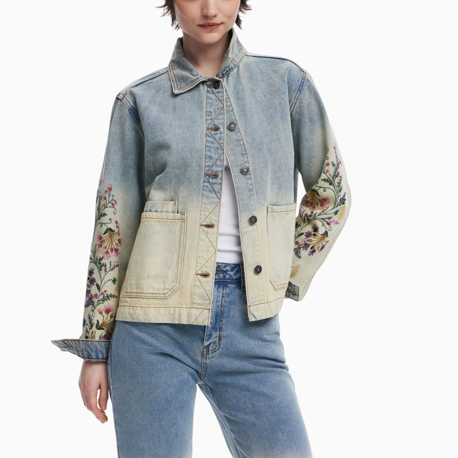 Дамско дънково яке Desigual 25SWED06
