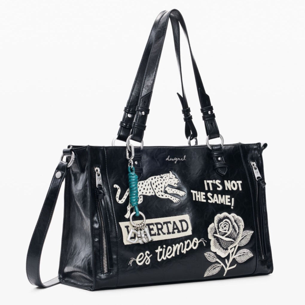 Дамска чанта Desigual women’s handbag 26WAXPA7 2000 Side view