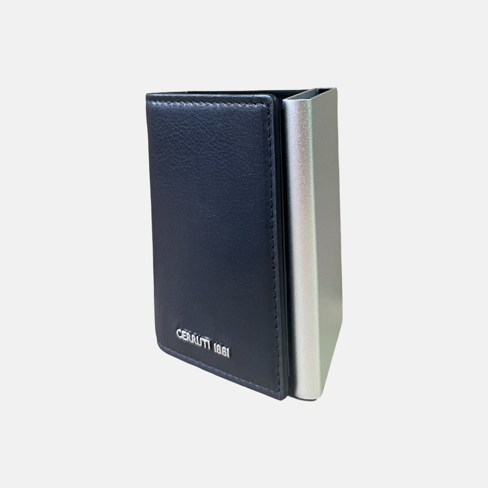 Мъжки портфейл за паспорт Cerruti 1881 Passport Wallet CEPU04340M Nero Front View