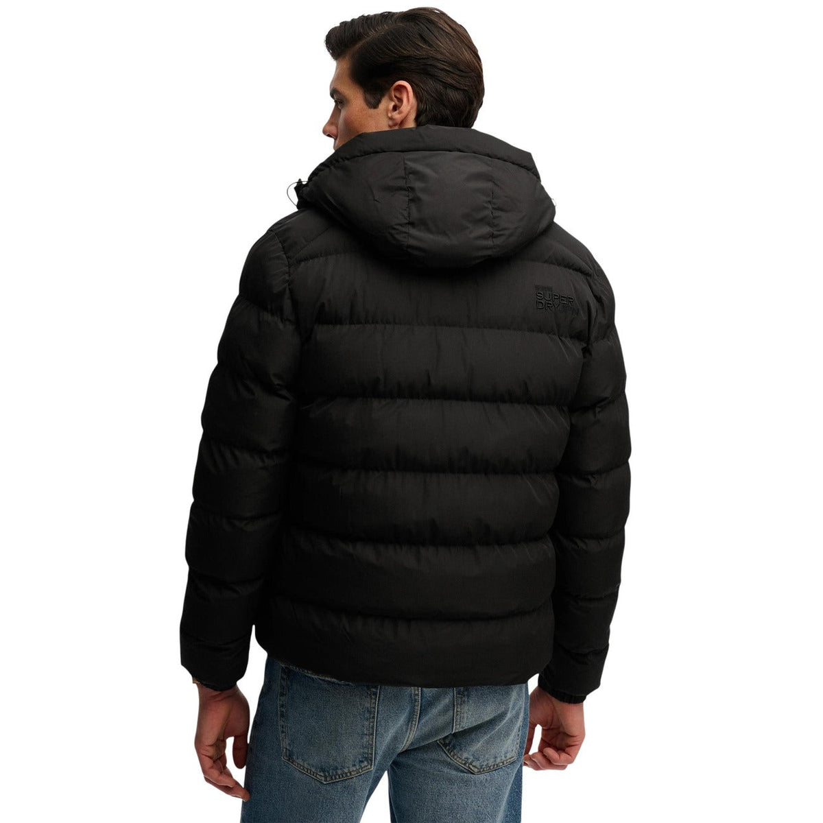 Superdry jachetă pentru bărbați M5011905A 16A – Negru