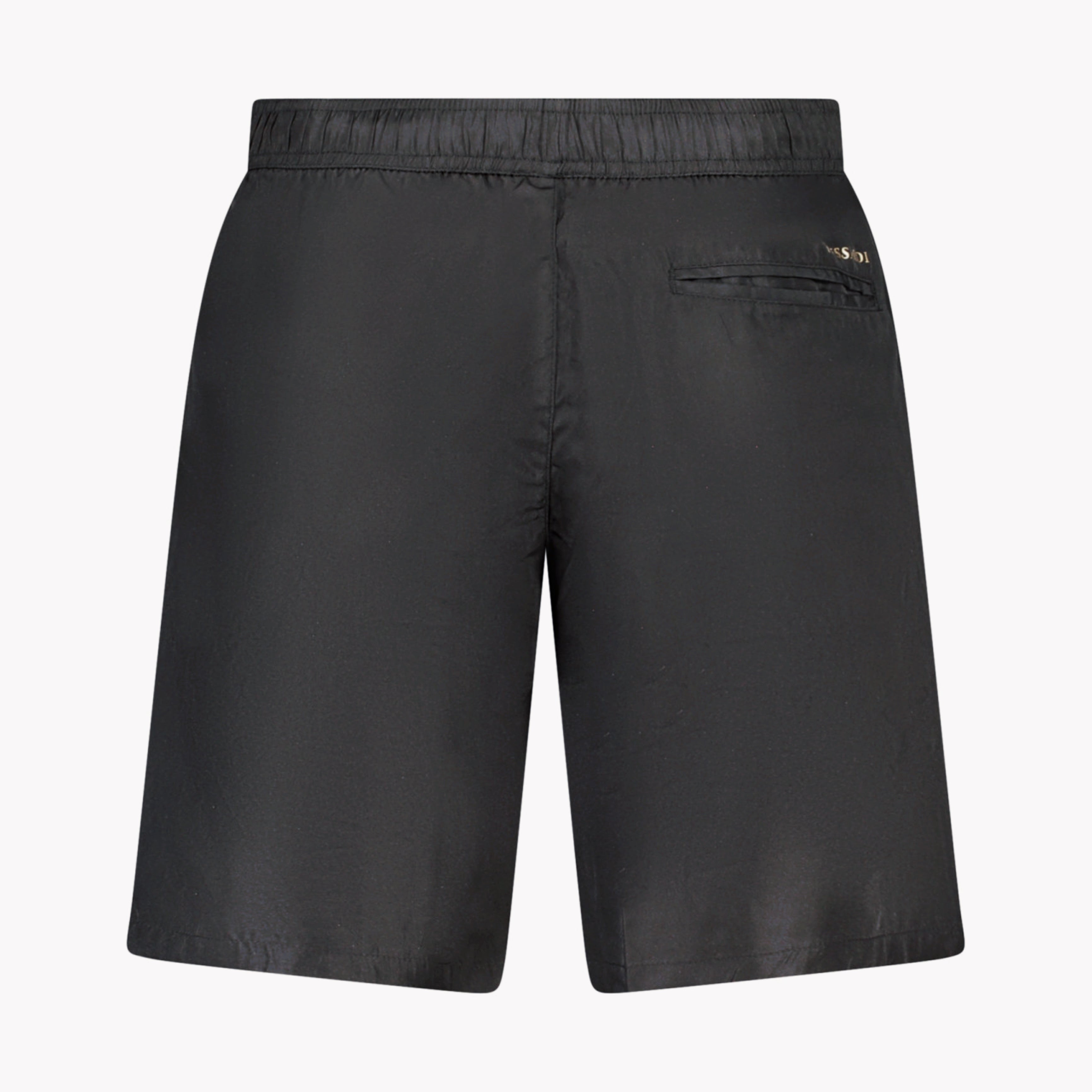 Мъжки шорти в черно Men’s short Trussardi TRU2MBL01 Black back view