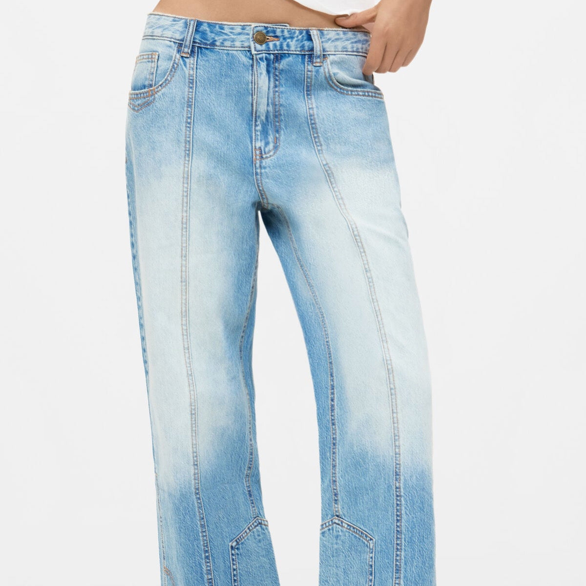 Дамски дънки Desigual women’s jeans 26WWDD17 5053 Model view 