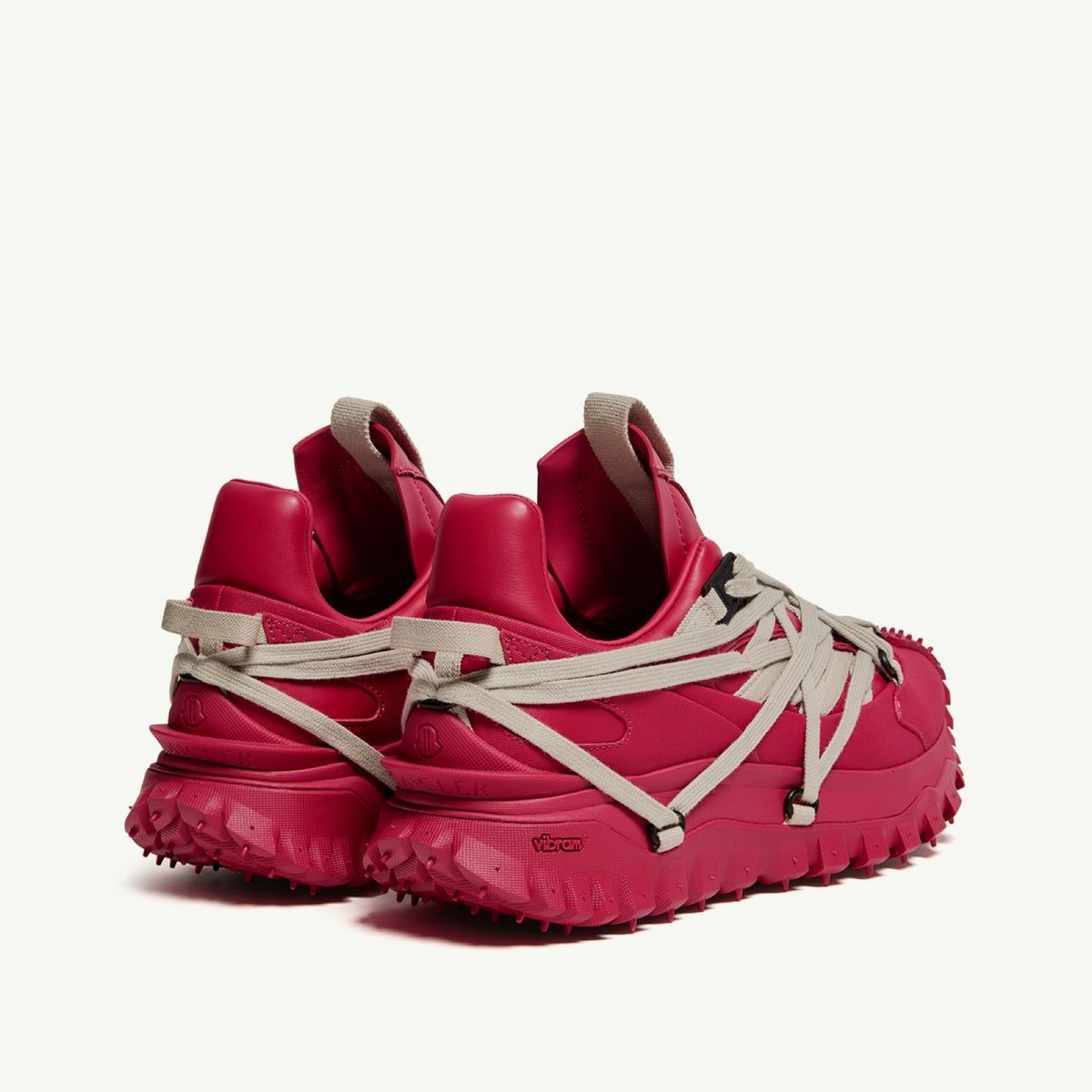 Moncler + Rick Owens Trailgrip Megalace Sneakers L109N4M00010M4321451 Heel View