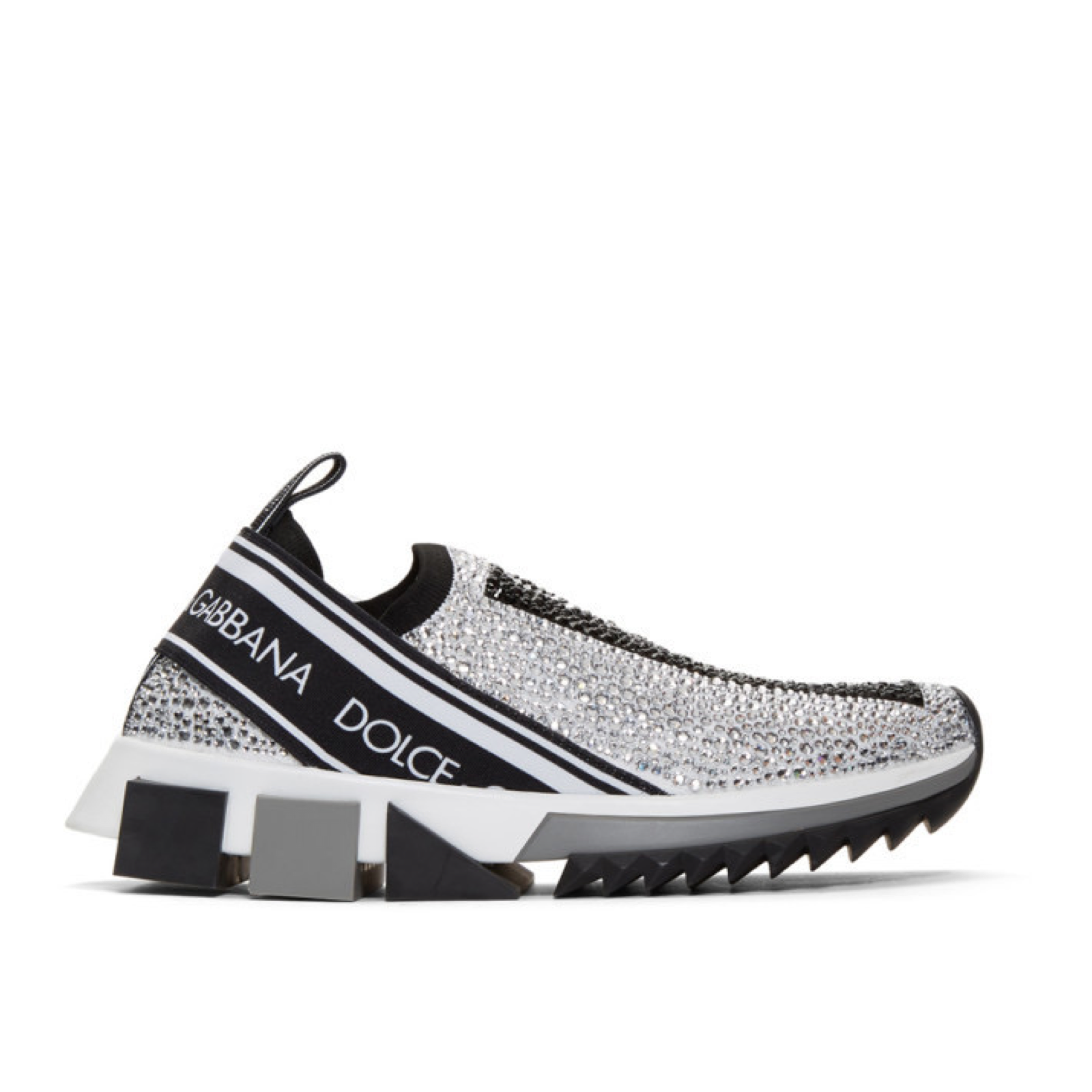 Dolce & Gabbana Sparkling Crystals Sorrento Women Sneakers
