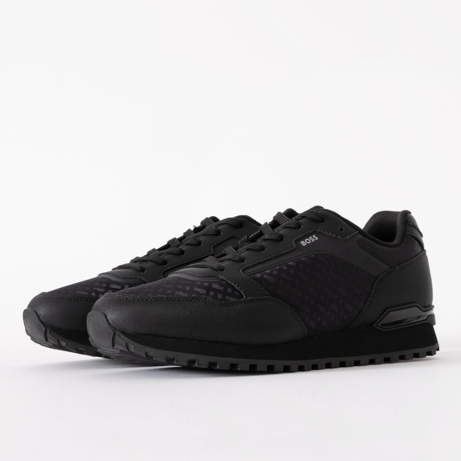 Мъжки черни маратонки Boss Parkour Men Sneakers 50552897 Lateral View