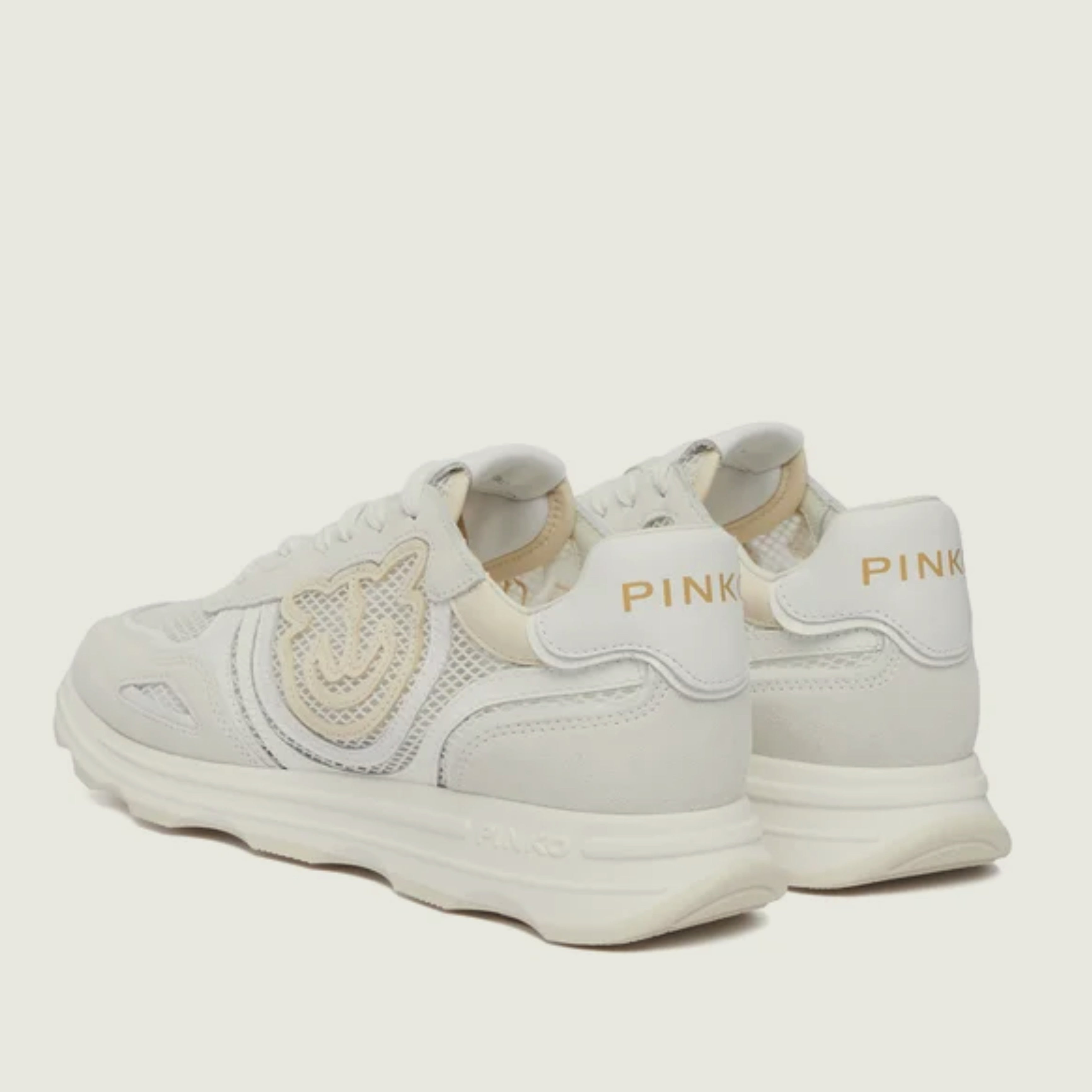 Дамски маратонки Women’s sneakers Pinko Zoe SS0175 P084 Z1B White heel view