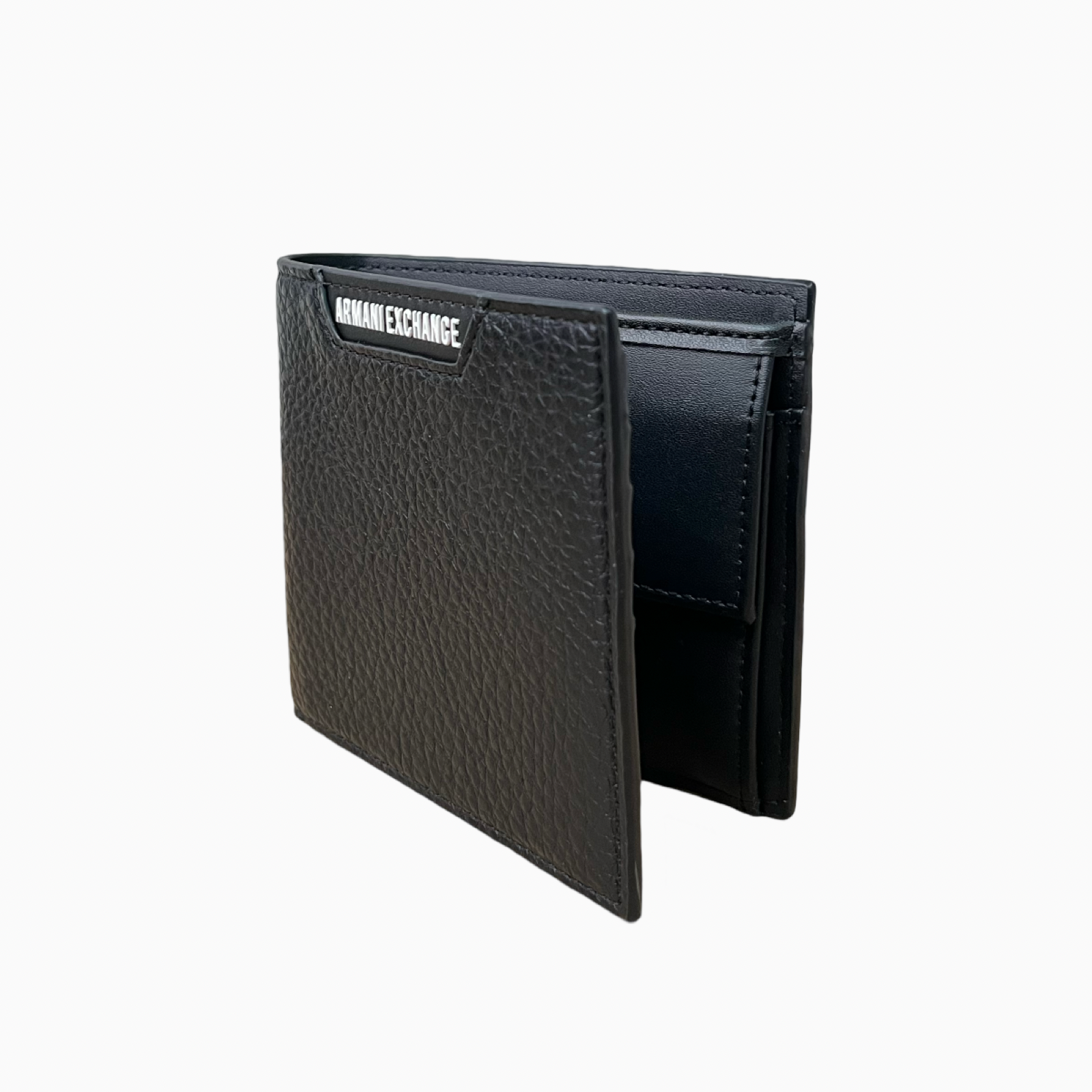 Мъжки портфейл от естествена кожа Men’s wallet Armani Exchange
958098 4F863 00020 Black