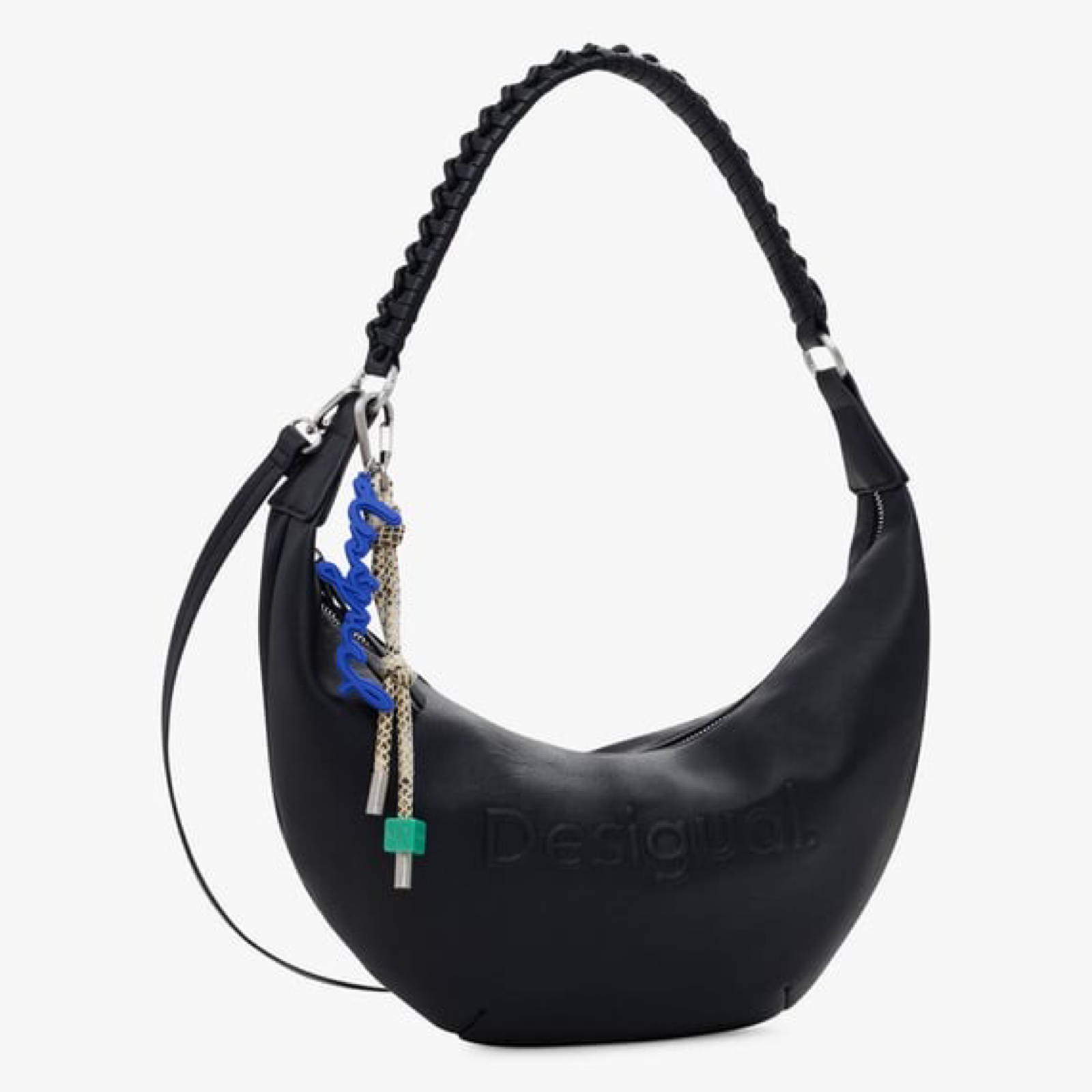 Дамска черна чанта Desigual Women Handbag 25WAXP52 Side View