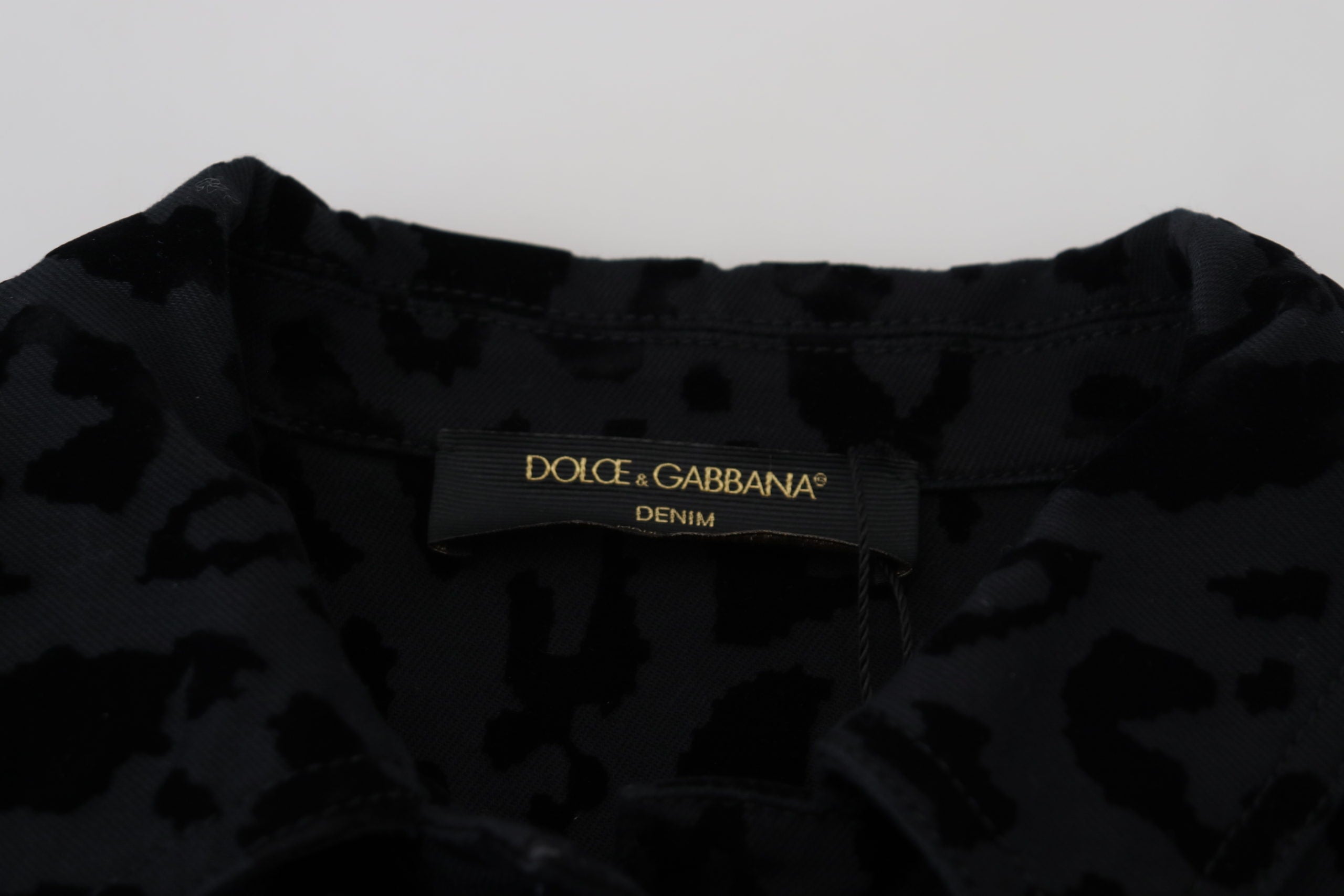 Dolce &amp; Gabbana Chic дънково яке с леопард