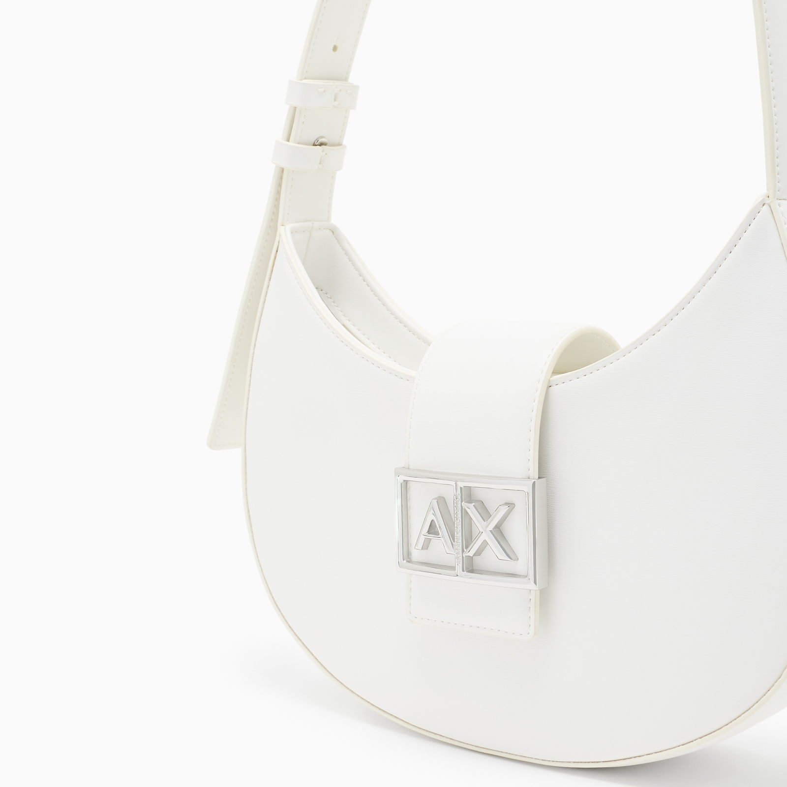 Дамска бяла чанта Armani Exchange Women Shoulder Bag XW002566 AF12039 U0011 Close-Up