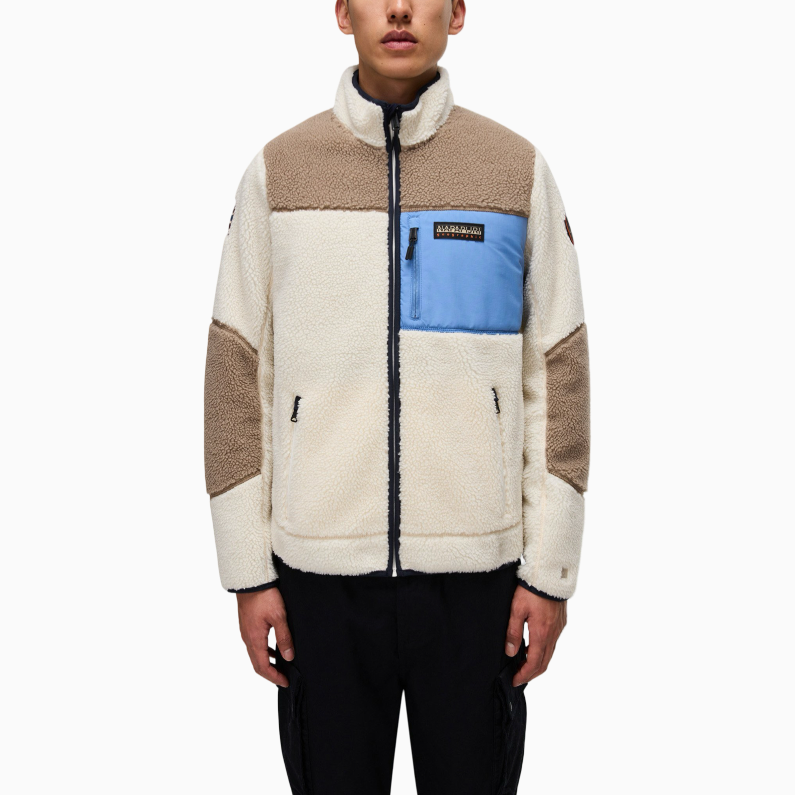 Мъжко горно Napapijri Men Fleece Jacket NP0A4GNTM Front View