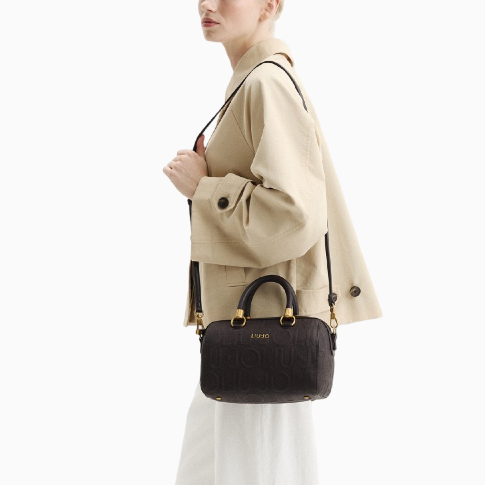 Дамска кафява чанта Liu Jo Women Handbag AF6160 E1139 91419 Model View